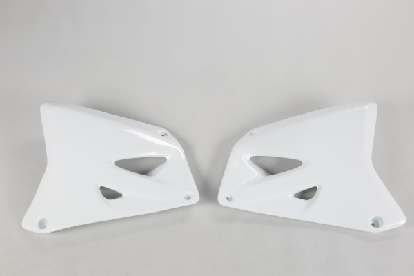 Radiator Covers white for Suzuki RM 125 (2001-26) - RM 250 (2001-26)